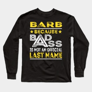 BARB Long Sleeve T-Shirt